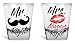 Funny Wedding Gifts For The Couple - Mr. Right and Mrs. Always Right Novelty Shot Glass Set - Bride and Groom Gifts With Box - Engagement, Wedding, Anniversary, Holiday Gifts by Funny Bone Products