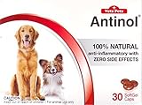 Antinol 100 Percent Natural Anti-Inflammatory with no Side Effects 30 Caps for Dogs By Vetz Petz
