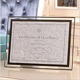 sdber® Grade crystal glass Photo / Diploma / Document Frame A4 delicate process simple and stylish