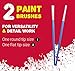 ETI Toys, 11 Piece Kids Art Painting Set with Wood Easel, 2 Wild Animals Themed Canvases, 4 Color Acrylic Paints, 2 Paint Brushes, Palette. Arts Studio for Artist Children Ages 6+ Years Old.