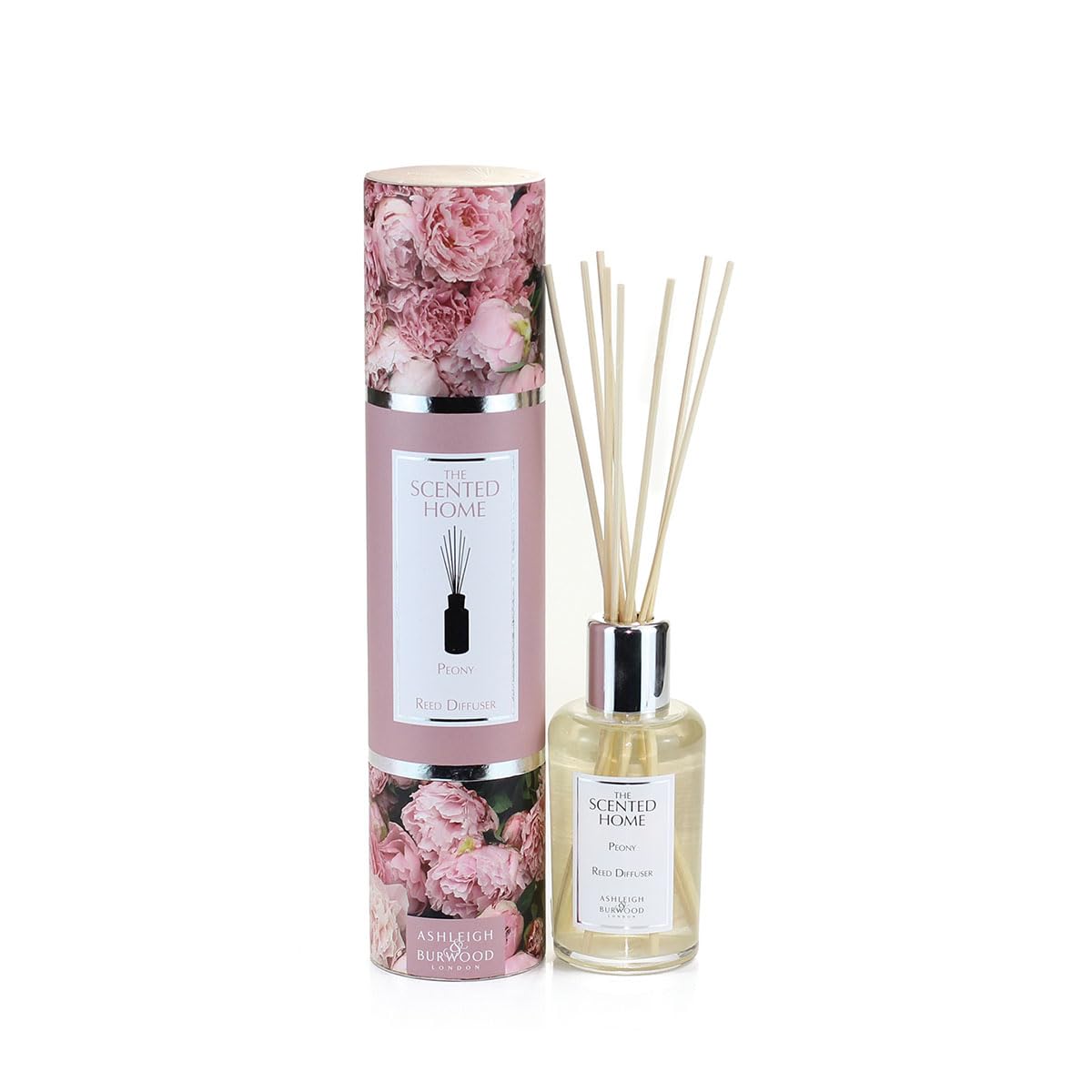 Ashleigh & Burwood Reed Diffuser Air Freshener for Home | Peony Fragrance Oil Diffuser | Lasts up to 3 Months | 150ml