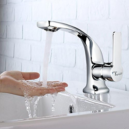 TAPCET Kitchen Faucet, 360 Degree Swivel Hot &amp; Cold Mixer Stainless Steel Single Handle Kitchen Sink Faucets (Chrome Finish + 360°Rotatable) (Type 2)