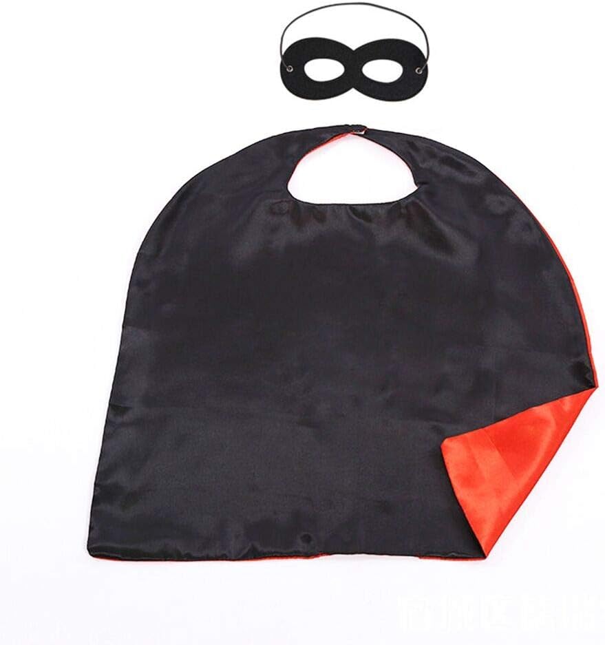 6 Sets Kids Mask Capes Superhero Costume Birthday Party Supplies for Girls Boys