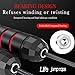 Llife Jump Rope Fitness Skipping Rope Tangle-Free with Ball Bearings Eva Comfort Handle Fast Rope Jumping Adjustable for Adult,Children Outside Exercise,MMA Boxing,Fitness Gym