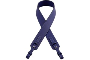 MOISTRI Grain Leather Purse Strap Adjustable Crossbody Replacement Straps for Handbags Monk Head Screws Detachable Gold Clasps Long Navy Blue