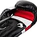 Venum Elite Boxing Gloves, Black/Red/Grey, 16-Ounce