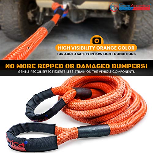 GearAmerica Recovery Rope 30 feet Made in USA Heavy Duty