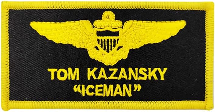 Mixed Media - Halloween Costumes, Tom Kazansky Iceman Clothing Cosplay Embroidered iron on Patch