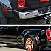 RUXIFEY Smoke Dually Bed Side Marker Lights LED Fender Sidemarker Lamps Compatible with 2011 to 2016 Ford F250 F350 F450 Super Duty, Amber Red - Pack of 4