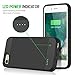 iPhone 6s Plus/6 Plus Battery Case iPosible 3600mAh Portable Slim Charging Cases for iPhone 6s Plus/6 Plus (5.5inch) Extended Protective Juice Pack Charger Cover-Black