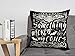 4TH Emotion Something Wicked Chalkboard Halloween Throw Pillow Cover Pillow Case 18 x 18 Inch Cotton Linen for Sofa(Bat)