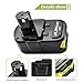Bonacell P108 4000mAh 18V Replacement Battery(2 Pack) Replacement for Ryobi 18 Volt Battery P100 P104 P105 P102 P103 P107 P109 P108 ONE+ Cordless Tool