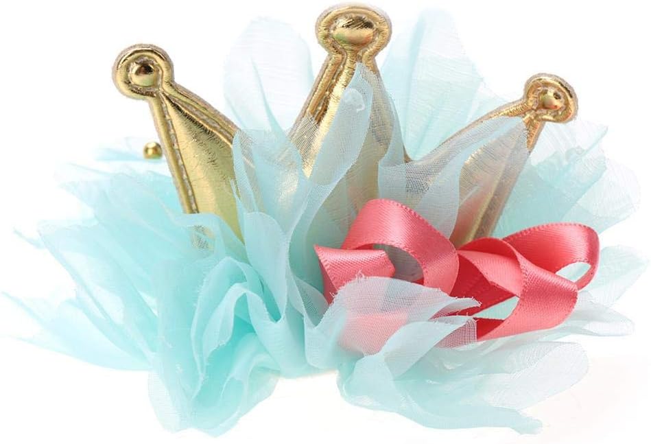 Lace Crown Cat Dog Clip Princess Grooming Hairpin Accessories for Puppy Rabbits Kitten Headdress Pet Birthday Party Products
