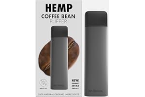 Natranal Quit Puffer for Oral Fixation Relief - Non-Addictive Puffer for Support When You Want to Quit - Soft Tip Behavioral Aid (Hemp Coffe Bean - 1 Pack)