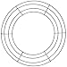 Panacea Wire, 12 Inch, Green Wreath Frame, 1 Foot (Pack of 1)