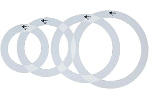 Xacsuwiql Snare Drum Damperner Rings DIY Parts Drum Elevate Performance With Durable Mufflers Easy Install Mufflers For Every