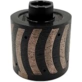 2" Resin Filled Zero Tolerance Drums, 1-3/4" Profile Height, 5/8"-11 Arbor | Designed for Radius Grinding on Natural Stones or Engineered Stones,