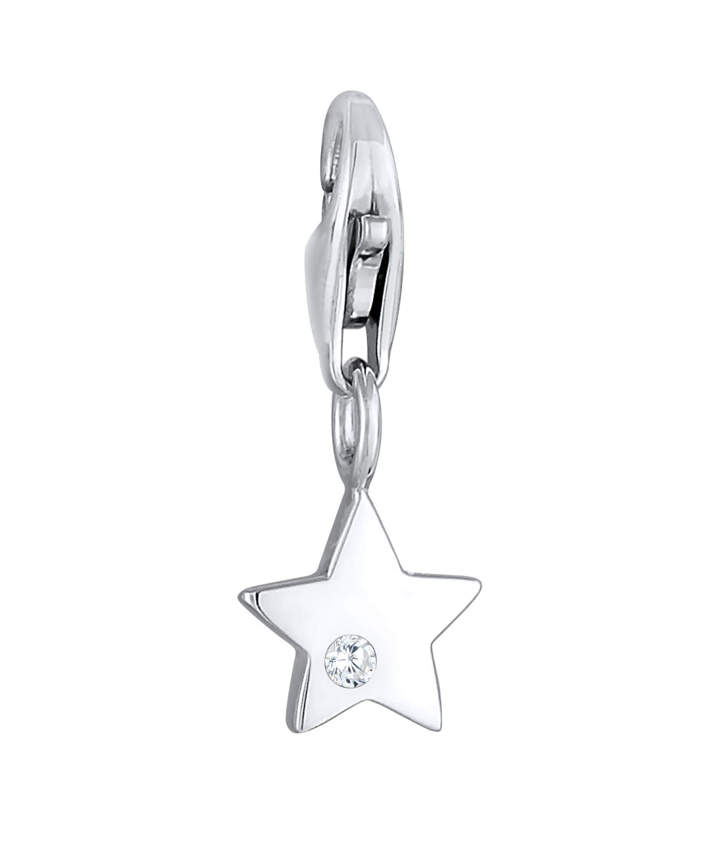 Nenalina Charm Pendant Star 925 Sterling Silver - Clasp Charm Women - Handmade, Stylish & Elegant
