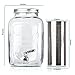 BTaT- Cold Brew Coffee Maker, 1 Gallon Mason Jars Drink Dispenser, 4 Quart Iced Coffee Maker, Iced Tea Maker, Beverage Dispenser, Glass Dispenser, Cold Brew System, Tea Jar