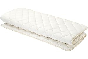 MORIRIN Japanese Floor Futon Mattress (Shikibuton) with Body Pressure Dispersion, Made in Japan, King