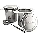 iCooker Tea Infuser [2-Pack] Premium Quality Stainless Steel Mesh For Loose Tea Leaf - Best Reusable Strainer Spice Filter with Tea Scoop and Lid