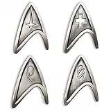 Star Trek Cosplay Brooch Starfleet Division Metal Badge Replica ... (4 Divsion)