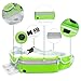 Adjustable Running Belt, Waterproof Fanny Pack with Water Bottles Zipper Pockets and Headphone Port Waist Bag ,Hands Free Workout Waist Pack Fits iPhone X /8 for Running Hiking Cycling Climbing,Green