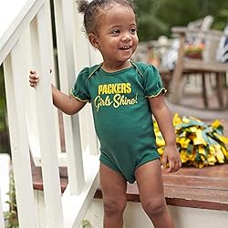 Gerber NFL Green Bay Packers 3 Pack Ruffle Sleeve