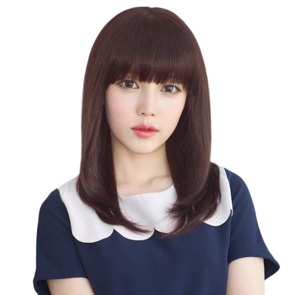 HUAZHEN 医療用ウィッグ 人毛100％ ボブ ブラックの商品画像