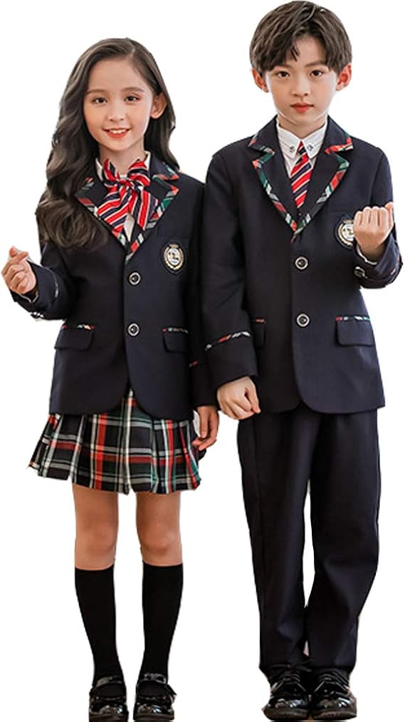 Amazon Ymgot 入学式 卒業式 スーツ 女の子 男の子 キッズ フォーマル スーツ 制服 4点セット 卒園式 入園式 卒服 110 男の子 フォーマル 通販