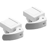 Prime-Line Sliding Window Lock for Vinyl Windows, White, Diecast, 2 Pack | Easy Installation, Keeps Windows Securely Closed, Diecast Construction