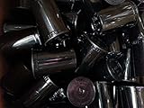 Box of 30- 19 Dram Black Medical Pop Top Bottle -Rx Vial Herb Pill Box Container by VAN CAVE