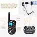 Remote Dog Training Collar YonRui Shock Collars for Dogs -Adjustable, Rechargeable and Waterproof , 330 Yard Range, 4 Modes (Shock, Light, Vibration & Beep), Safe for Small Medium and Large Dogs