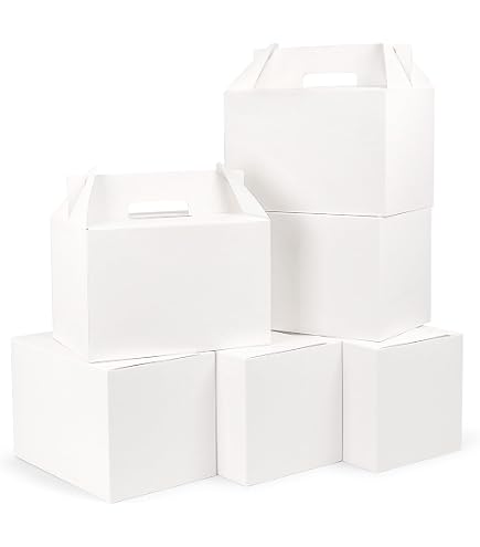 Amazon.com: Happyhiram 30 Pack White Large Welcome Gable Boxes for