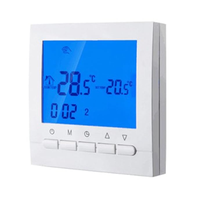 PETSOLA WIFI Digital Funk Thermostat Fußbodenheizung LCD Raumregler Touchscreen