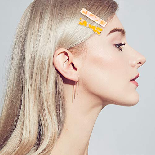 image for GROBRO7 22Pcs Acrylic Hair Clips Hair Barrettes Alloy Resin Hairpins G