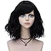 Amback Probeauty Sweety Collection Lolita 40CM Short Curly Women Lolita Anime Cosplay Wig + Wig Cap (Black)…