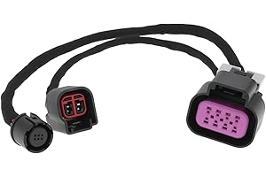 SING F LTD 1x Car Rear View Backup Camera Connector Wiring Harness 68189124AC Compatible with Dodge Ram 1500 2500 3500 2013-2