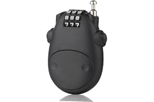 Helmet Lock Cable Bike Password Lock Telescopic Wire Rope - axGear