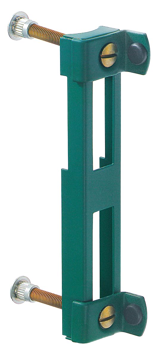 Gah-Alberts 654009 Latch for Undulating Paled Gates with Mortice Lock Galvanised Plastic-Coated Green