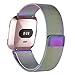 iGK Milanese Replacement Bands Compatible for Fitbit Versa, Stainless Steel Milanese Loop Metal Mesh Bracelet Unique Magnet Lock Wristbands Colorful Small