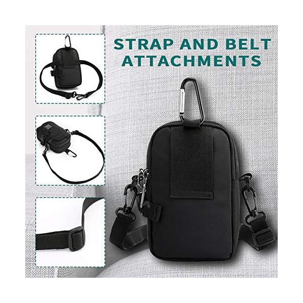 cell phone pouch for backpack strap