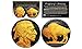1930's BLACK RUTHENIUM / 24K GOLD Original Indian Head Buffalo Nickel FULL DATES