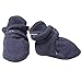 Zutano Booties Unisex Cozie Fleece Baby Bootie Warm Slipper Socks Navy Grey 12M