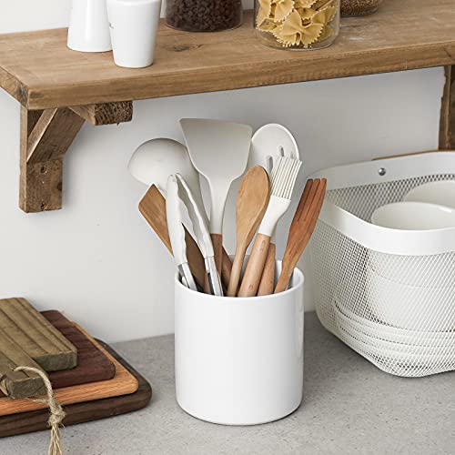 DOWAN Utensil Holder, Utensil Holder for Countertop, Small Ceramic