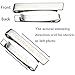 Jovivi Personalized Custom High Polished Stainless Steel Mens Thin Mirror Tie Bar Clip
