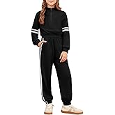 blibean Tween Girls Crop Sweat Suits Fall Pant Sets Size 6-15 Years