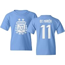 Amazon.com: FLAURA Argentina Soccer #11 Di Maria World Football ...