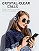 AUSDOM ANC10 Wireless Active Noise Cancelling Headphones, Bluetooth 5.0 Over Ear Headphones with Mic, Soft Foldable Earpads, Hi-Fi Deep Bass Headset for Travel Work TV PC Mobile Airplane-Black