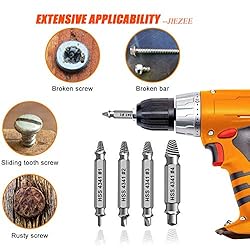 Damaged Stripped Screw Extractor Kit for Broken